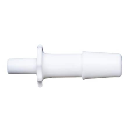 Cole Parmer Luer to Hose Barb Fitting, Straight Adapter, White Nylon, Cleanoom, M Slip Luerx1/8in ID; 10PK LMS-2MN-QC